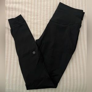 Lululemon base pace high rise running tight 28” *brushed nulux